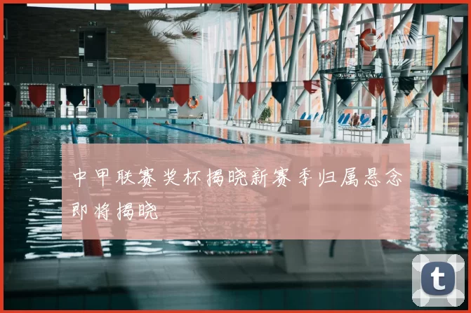 中甲联赛奖杯揭晓新赛季归属悬念即将揭晓